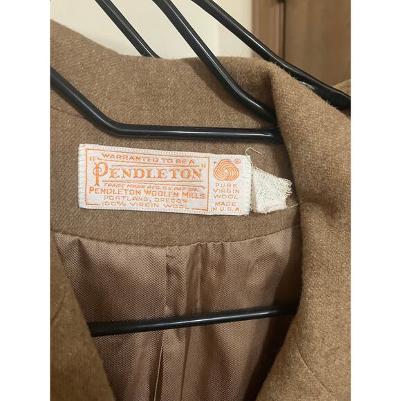 Pendleton Skirt Suit 10 Pure Virgin Wool Satin Lined VTG Portland Oregon USA 80s - Picture 13 of 16